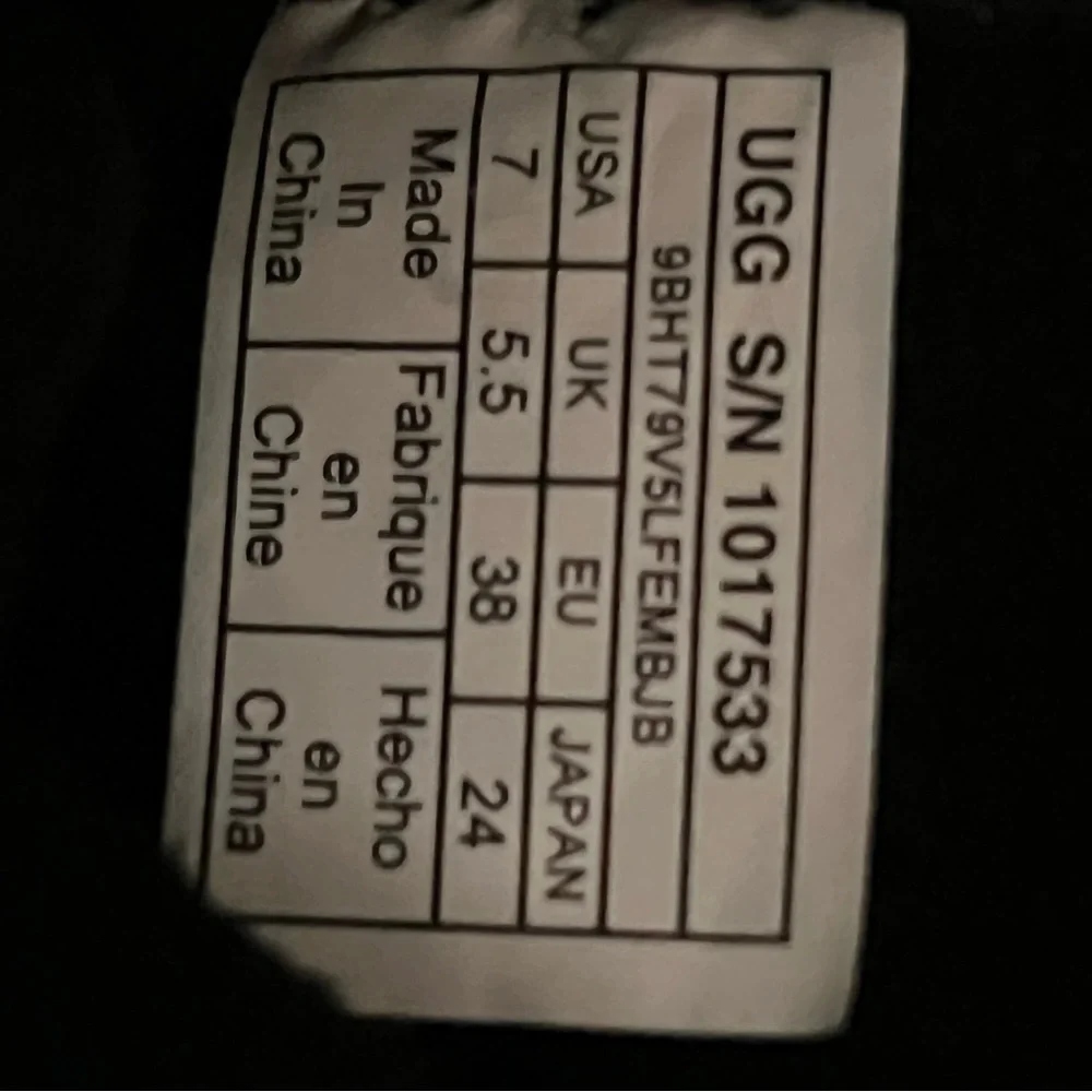 UGG Classic Black Suede Footwear